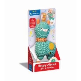 Zornaitoare interactiva alpaca cu lumini si sunete ce contribuie la dezvoltarea multisenzoriala